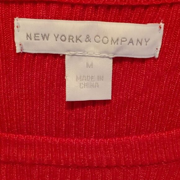 New York & Company crewneck sweater with zippers - Picture 4 of 8